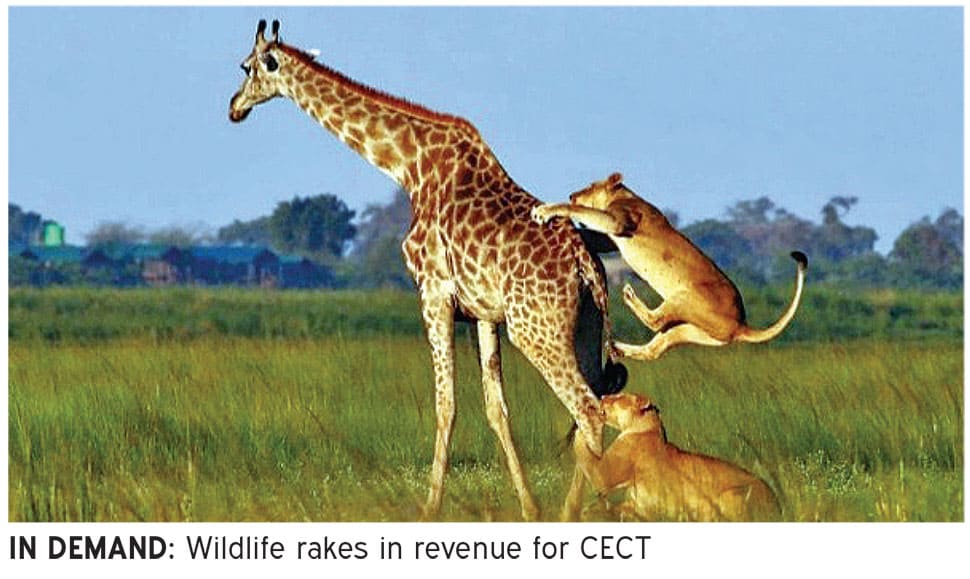 Wildlife rakes in revenue for CECT