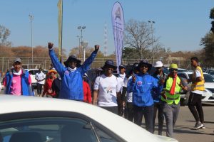 Thumbs up for the gm's walk