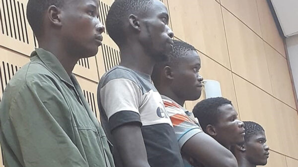 Five suspected killers appear in court