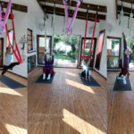Attempting Aerial Yoga
