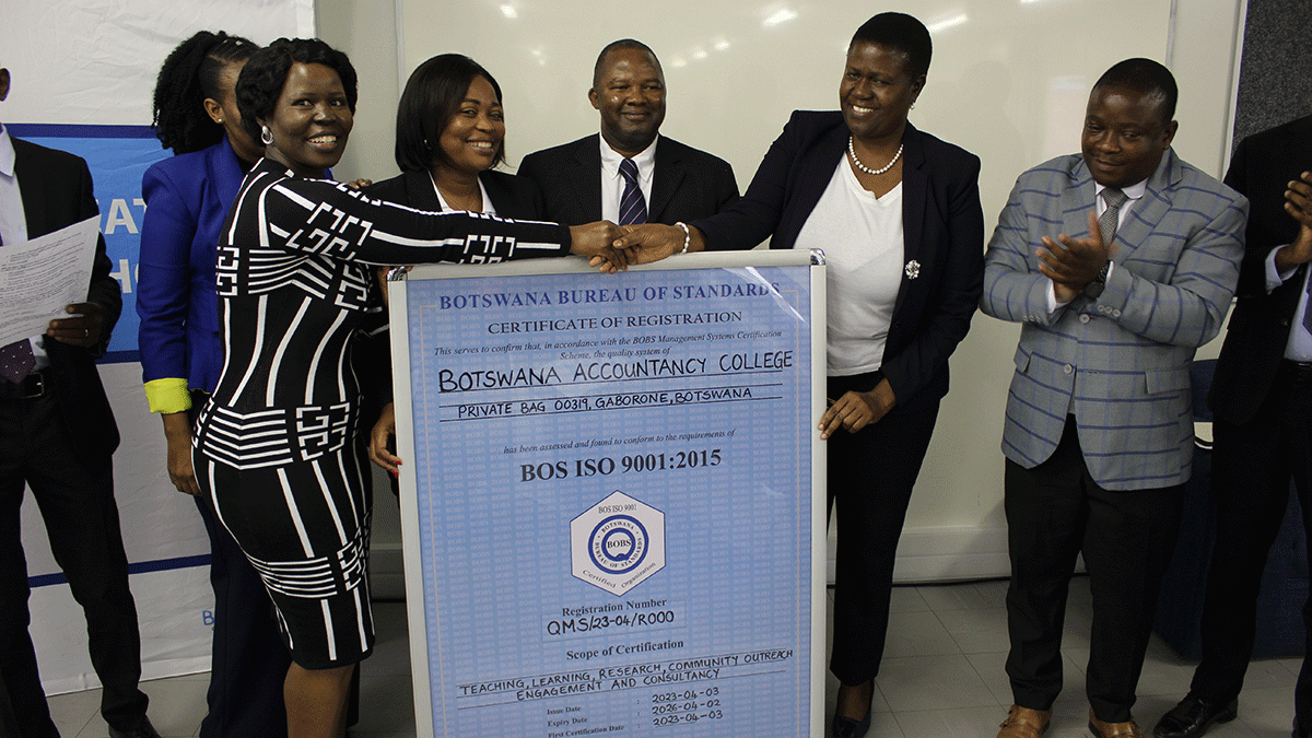 BAC gets quality certification