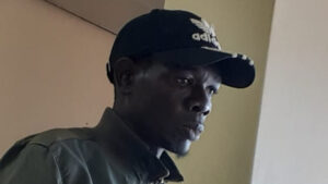 Robbery suspect decries police brutality