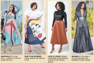 Pleated perfection!