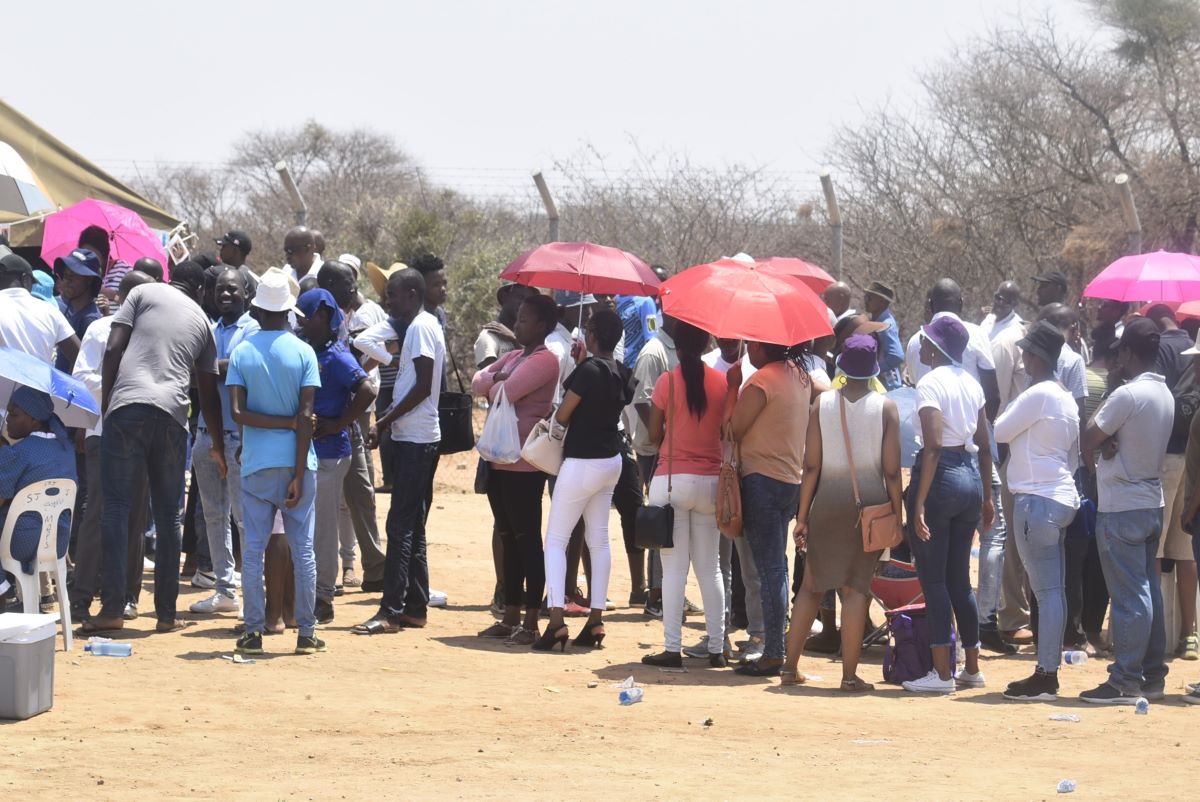 FILE PIC: Voters during election