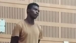 Bullets land man behind bars
