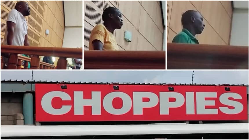 Suspected Choppies robbers in court
