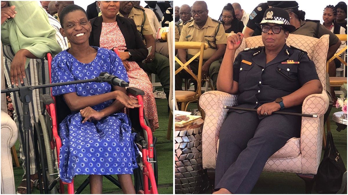 Maun Police donate a house to a less privileged woman
