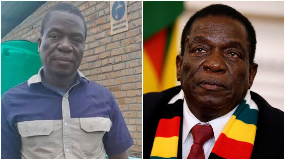 Mnangagwa's Ghetto-based lookalike is the talk of the town