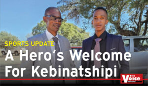 A Hero's Welcome For Kebinatshipi