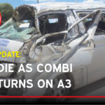 Two passengers tragically die in a combi accident on A3