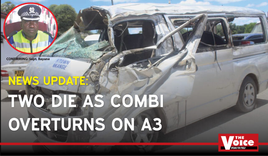 Two passengers tragically die in a combi accident on A3