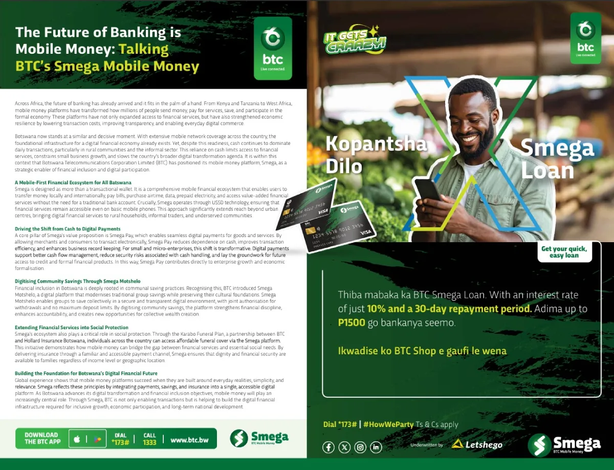 The Future of Banking is  Mobile Money: Talking  BTC’s Smega Mobile Money