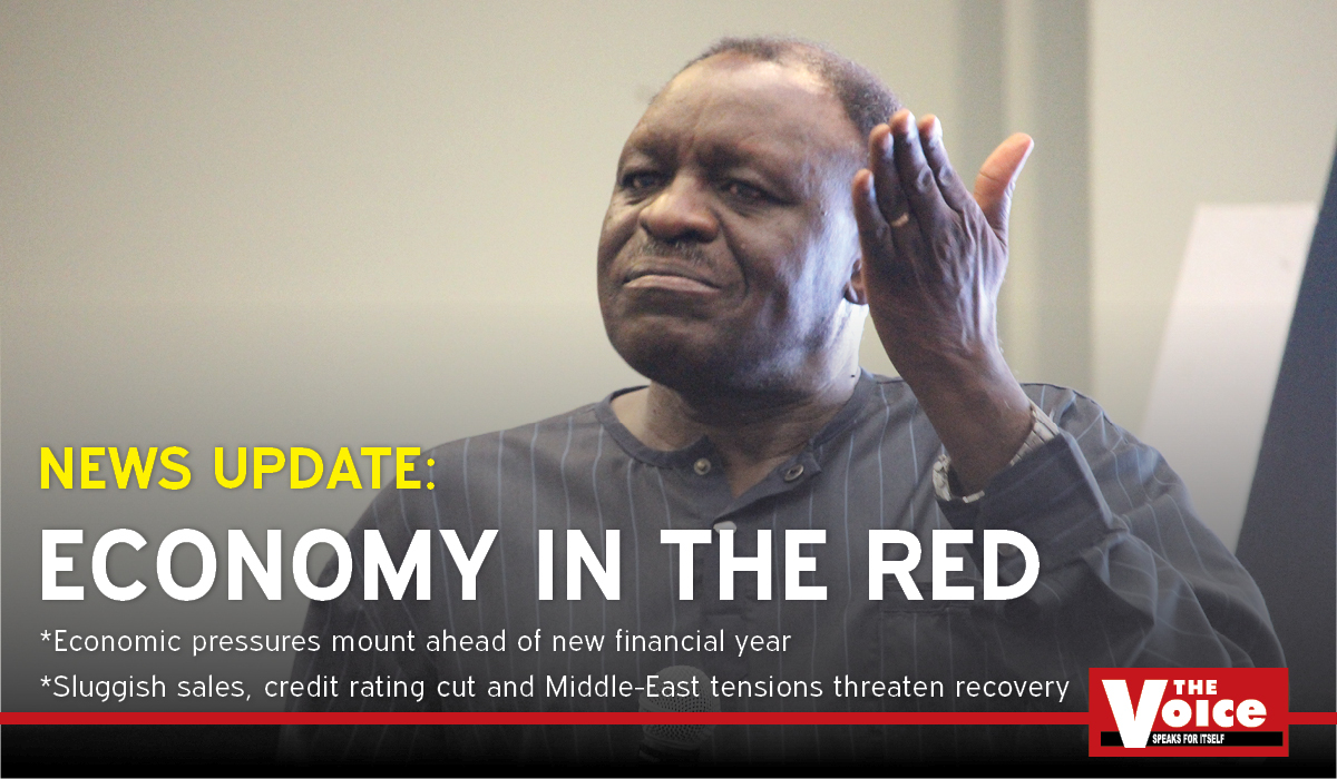 Economy in the red