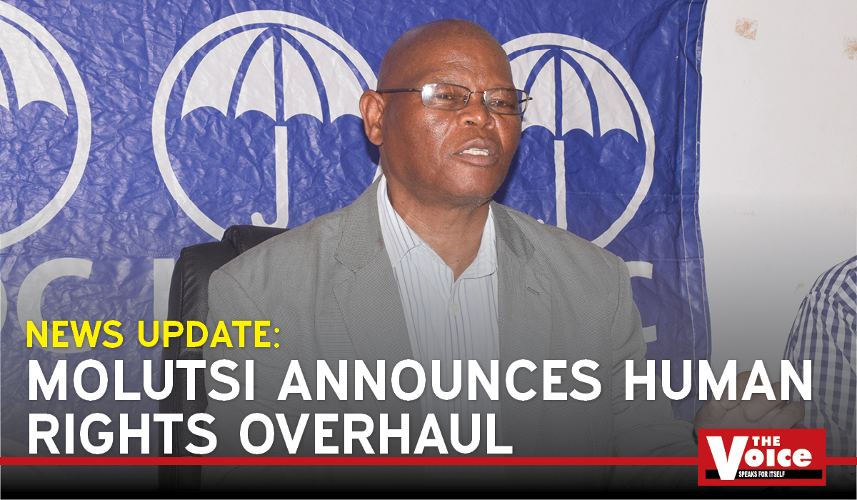 Molutsi announces human rights overhaul