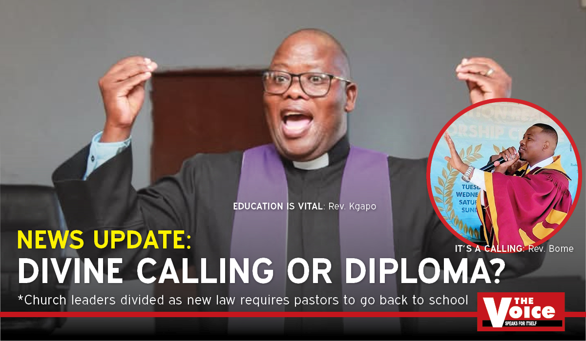 Divine calling or diploma?