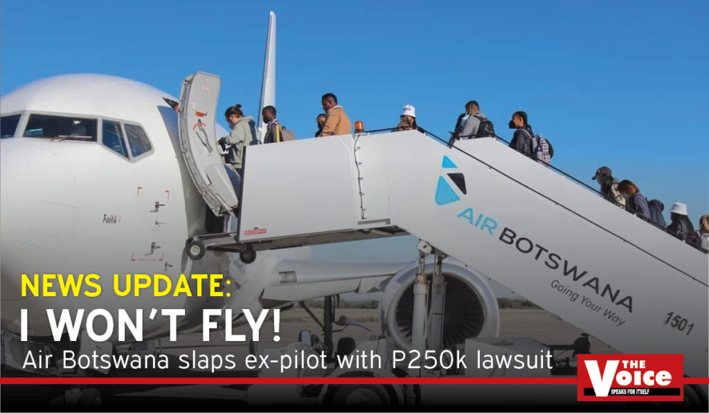 I won't fly!